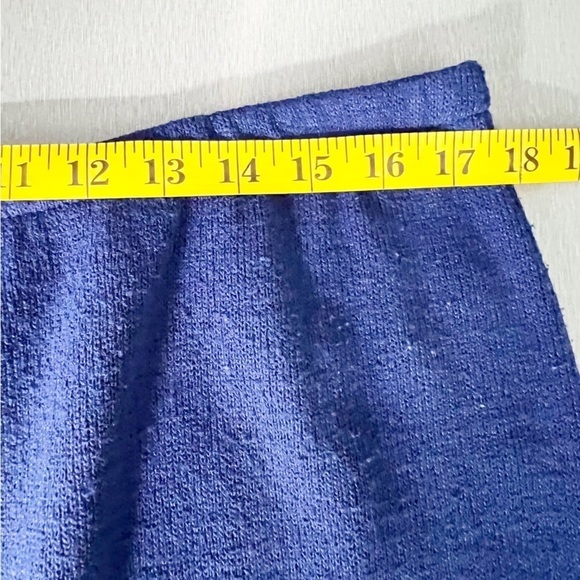 ✅ VINTAGE NAVY AND WHITE PENCIL SKIRT ILGWU TAG SIZE MEDIUM - Picture 5 of 7
